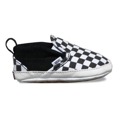 Vans Infant Checker Slip-on V Crib (black/true White)