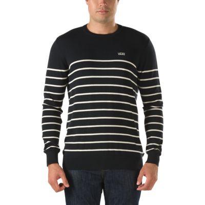 Vans Livingston Sweater (vans Black/white Caps) Mens T-shirts