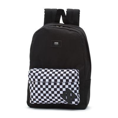 Vans Boys New Skool Backpack (black Checkerboard)