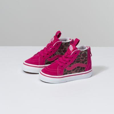 Vans Toddler Leopard Mesh Sk8-hi Zip (vivacious)