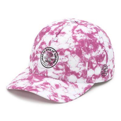 Vans Us Open Logo Court Side Printed Hat (rosebud)
