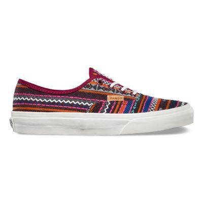 Vans Shoes Italian Weave Authentic Ca (cordovan/multi)