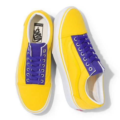 Vans Customs Cyber Yellow Old Skool Platform (customs)