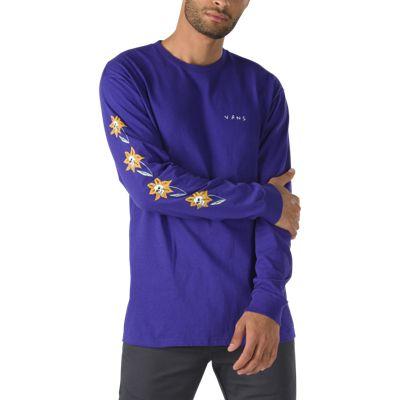 Vans Skull Flower Long Sleeve T-shirt (vans Purple)