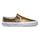 Vans Mens Shoes Skate Shoes Mens Shoes Mens Sandals Shoes Mens Shoes Brushed Metallic Slip-on (gold)