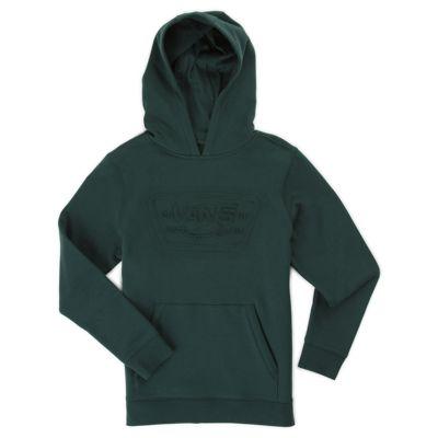 Vans Boys Embossed Full Patch Hoodie (darkest Spruce)