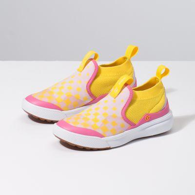 Vans Kids Checkerboard Xtreme Ranger (lilac Snow/vibrant Yellow)
