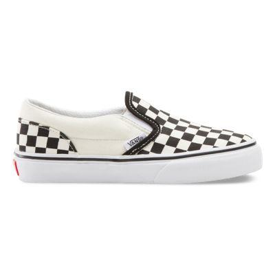 Vans Kids Checkerboard Slip-on (black/white)