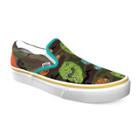 Vans Customs T-rex Camo Pattern Maker Slip-on (customs)