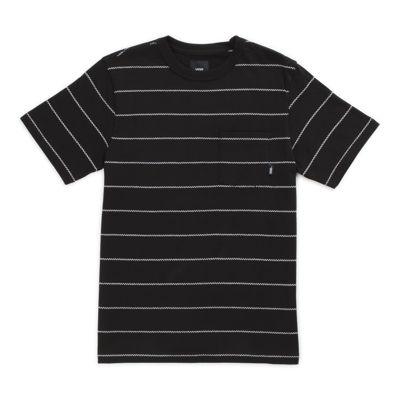 Vans Boys Checked In Stripe Shirt (black/white)
