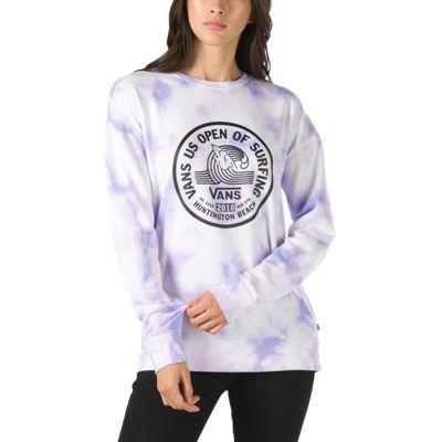 Vans 2018 Vuso Logo Wash Crew Sweatshirt (lavender)