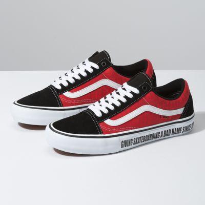 Vans X Baker Old Skool Pro (black/white/red)