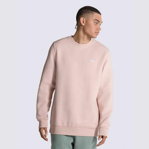 Vans Comfycush Wash Pullover Crew Fleece (rose Smoke)