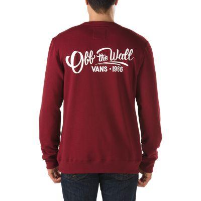 Vans Mens Shoes Skate Shoes Mens Shoes Mens Sandals Sloat Crew Sweatshirt (bordeaux)
