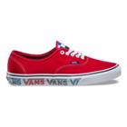 Vans Checker Tape Authentic (red/dress Blues)