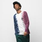 Vans Peace Dyed Long Sleeve T-shirt (dress Blues/tie Dye)