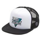 Vans 2018 Vtcs Logo Fill Trucker Hat (white/black)