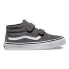 Vans Kids Canvas Suede Sk8-mid Reissue V (charcoal)