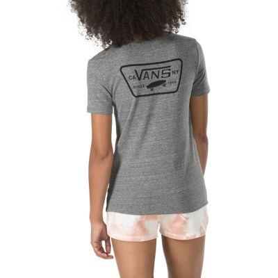 Vans Full Patch Crew T-shirt (grey Heather Black)