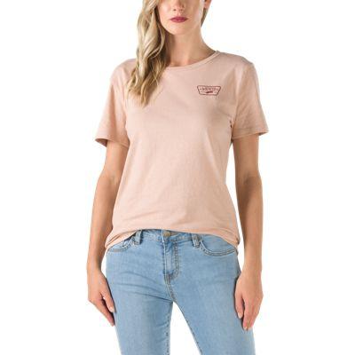 Vans Full Patch T-shirt (mahogany Rose)