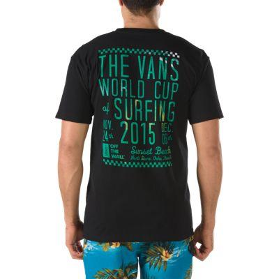 Vans Mens Shoes Skate Shoes Mens Shoes Mens Sandals 2015 Sunset Cup Ii T-shirt (black)
