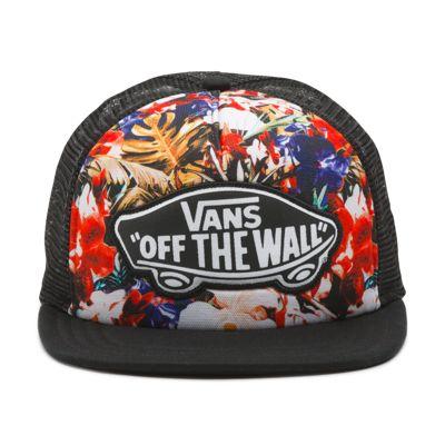 Vans Beach Girl Trucker Hat (cuban Floral)