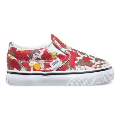 Vans Toddlers Disney Slip-on (belle/true White)