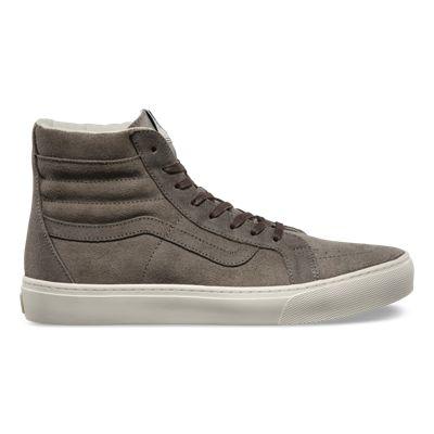 Vans Mens Shoes Skate Shoes Mens Shoes Mens Sandals Waxy W R Suede Sk8-hi Cup Ca (smoke/turtledove)