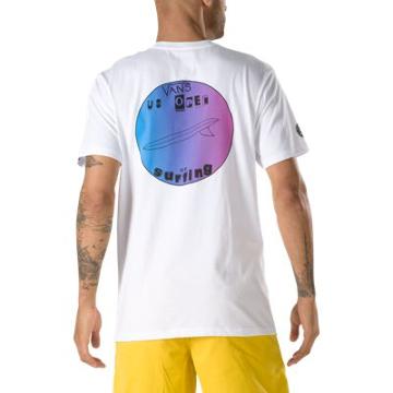 Vans Us Open Cut And Paste Short Sleeve T-shirt (white)