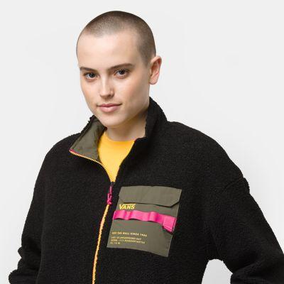 Vans 66 Supply Zip Sherpa Jacket (black)