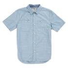Vans Boys Guilder Buttondown Shirt (blue Ashes)