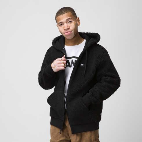 Vans Tailwater Full Zip Sherpa Jacket (black)