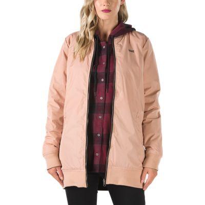 Vans Boom Boom Long Reversible Mte Jacket (mahogany Rose)