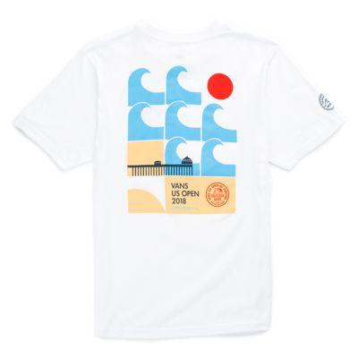 Vans Boys 2018 Vuso Poster Short Sleeve T-shirt (white)