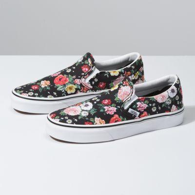 Vans Garden Floral Slip-on (black/true White)