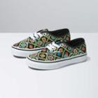 Vans Kids Authentic Shoe (dia De Los Muertos Black/true White)