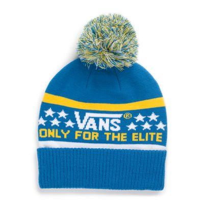 Vans Elite Pom Beanie (french Blue) Mens Hats