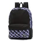 Vans Realm Classic Backpack (vans Purple Stencil Check)