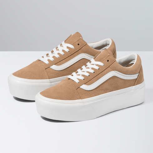 Vans Soft Suede Old Skool Stackform (burro/true White)