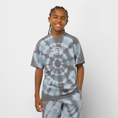 Vans Kids Vans Logo Tie Dye T-shirt (ashley Blue)