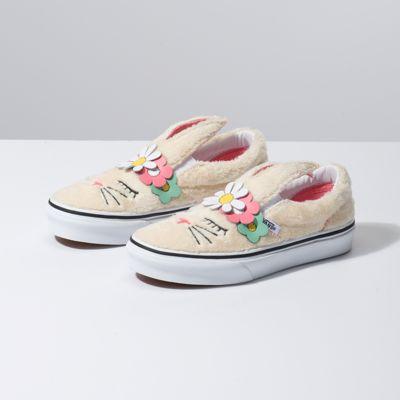 Vans Kids Flower Crown Slip-on Bunny (vanilla Cream)