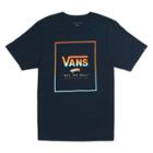 Vans Boys Print Box T-shirt (navy Gradient)
