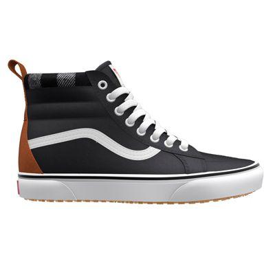 Vans Mens Customs Sk8-hi Mte (black Leather)