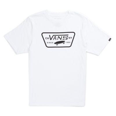 Vans Boys Full Patch T-shirt (white Black)