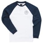 Vans Boys Denton Longsleeve Henley T-shirt (white Dress Blues)