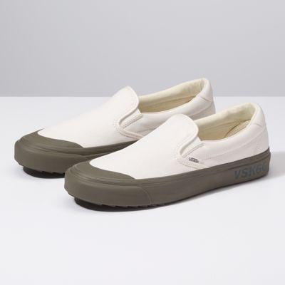 Vans Podium Classic Slip-on Wafflesaw (marshmallow/dusty Olive)