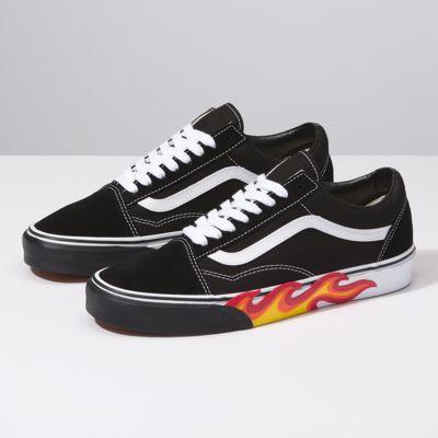 Vans Flame Cut Out Old Skool (black/true White)