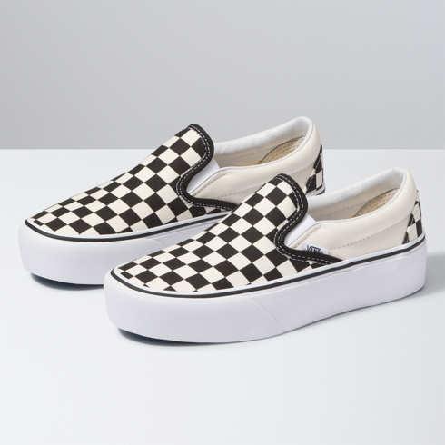Vans Slip-on Platform (black/white Checker)