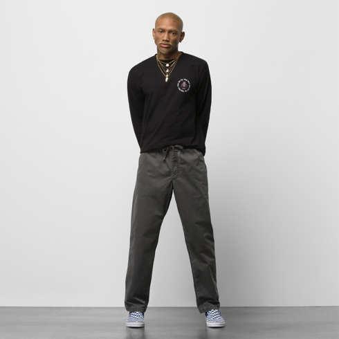 Vans Range Loose Tapered Salt Wash Pant (asphalt)