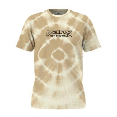 Vans Logo Tie Dye T-shirt (antique White/taos Taupe)